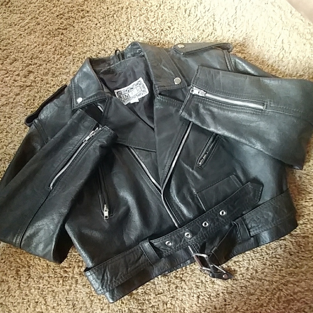 Bikers jacket/FIRM NO OFFERS - Picture 6 of 7
